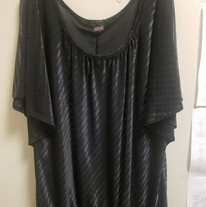 Black shirt.  Great for a night out